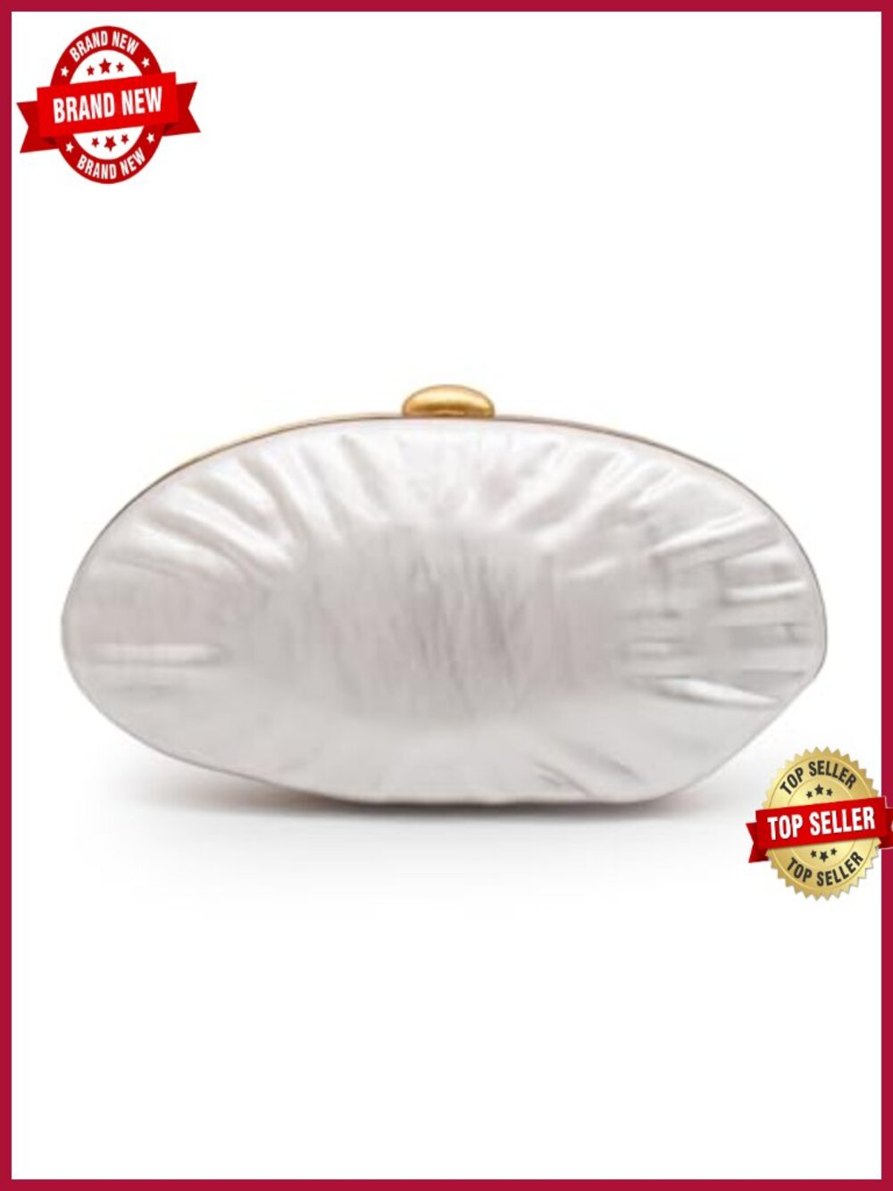 Acrylic Evening Clutch Purse, Seashell Shoulder Crossbody Bag